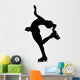 Ice Skating Silhouette Wall Decal