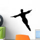 Male Ice Skater Wall Decal