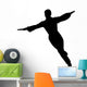 Male Ice Skater Wall Decal