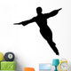 Male Ice Skater Wall Decal