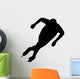 Ice Skating Silhouette Wall Decal