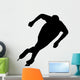 Ice Skating Silhouette Wall Decal