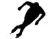 Ice Skating Silhouette Wall Decal