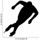 Ice Skating Silhouette Wall Decal