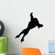 Ice Skating Silhouette Wall Decal