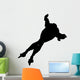 Ice Skating Silhouette Wall Decal