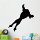 Ice Skating Silhouette Wall Decal