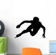 Ice Skating Silhouette Wall Decal