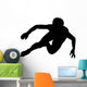 Ice Skating Silhouette Wall Decal