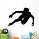 Ice Skating Silhouette Wall Decal