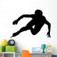 Ice Skating Silhouette Wall Decal