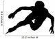 Ice Skating Silhouette Wall Decal