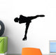 Ice Skating Silhouette Wall Decal