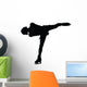 Ice Skating Silhouette Wall Decal