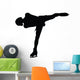 Ice Skating Silhouette Wall Decal