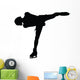 Ice Skating Silhouette Wall Decal