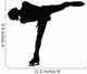 Ice Skating Silhouette Wall Decal