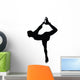 Ice Skating Silhouette Wall Decal
