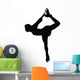 Ice Skating Silhouette Wall Decal