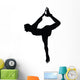 Ice Skating Silhouette Wall Decal