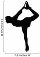 Ice Skating Silhouette Wall Decal