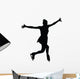 Ice Skating Silhouette Wall Decal