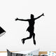Ice Skating Silhouette Wall Decal