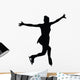 Ice Skating Silhouette Wall Decal
