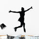 Ice Skating Silhouette Wall Decal