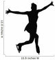 Ice Skating Silhouette Wall Decal