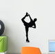 Ice Skating Silhouette Wall Decal