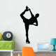 Ice Skating Silhouette Wall Decal