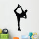 Ice Skating Silhouette Wall Decal