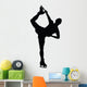 Ice Skating Silhouette Wall Decal