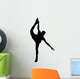 Ice Skating Silhouette Wall Decal