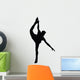 Ice Skating Silhouette Wall Decal