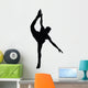 Ice Skating Silhouette Wall Decal