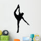 Ice Skating Silhouette Wall Decal