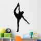 Ice Skating Silhouette Wall Decal