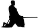 Samurai Silhouette Wall Decal
