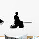 Samurai Silhouette Wall Decal