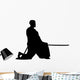 Samurai Silhouette Wall Decal
