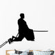 Samurai Silhouette Wall Decal