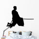 Samurai Silhouette Wall Decal