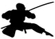 Action Ninja Silhouette Wall Decal