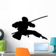Action Ninja Silhouette Wall Decal
