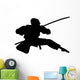 Action Ninja Silhouette Wall Decal