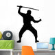 Ninja Silhouette Wall Decal