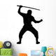 Ninja Silhouette Wall Decal