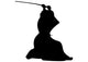 Samurai Ninja Silhouette Wall Decal